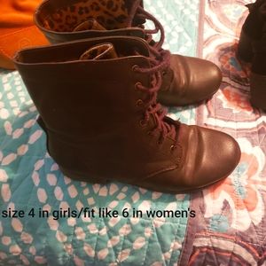 Boots with Leopard Interior